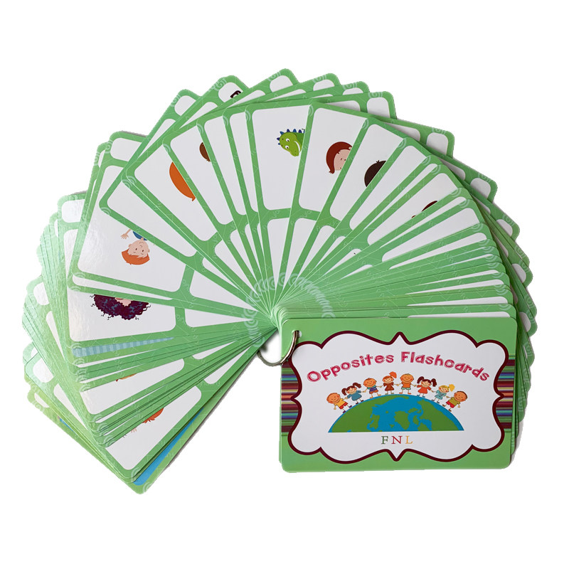 Kids Educational Device - The 100 Groups Opposites Flashcards English