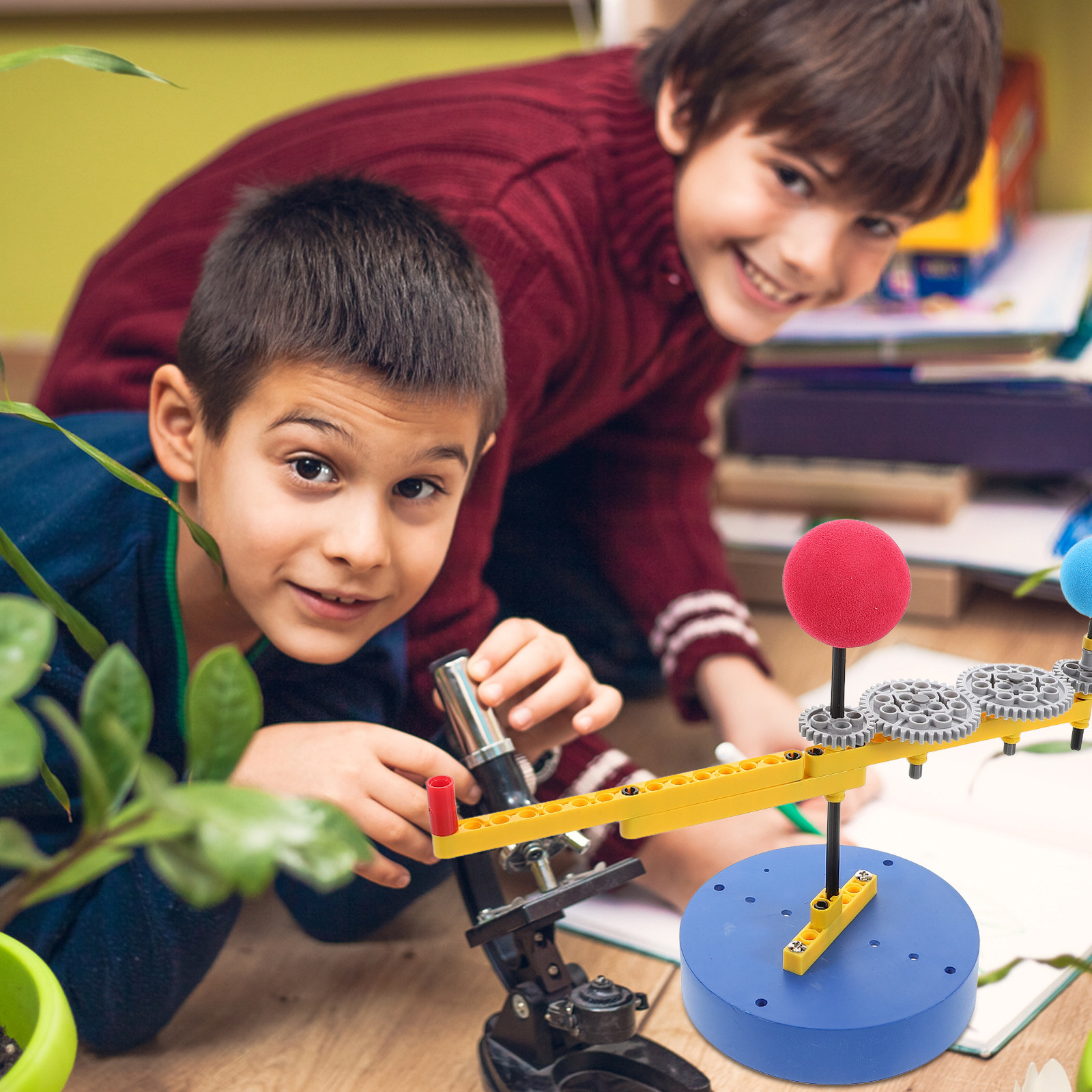 Kids Education System - Sun Earth Moon Three Sphere Educational