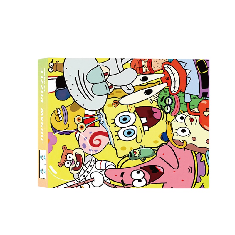 Kids Educational Device - 1000 Pieces SpongeBob SquarePants Puzzle Assembling