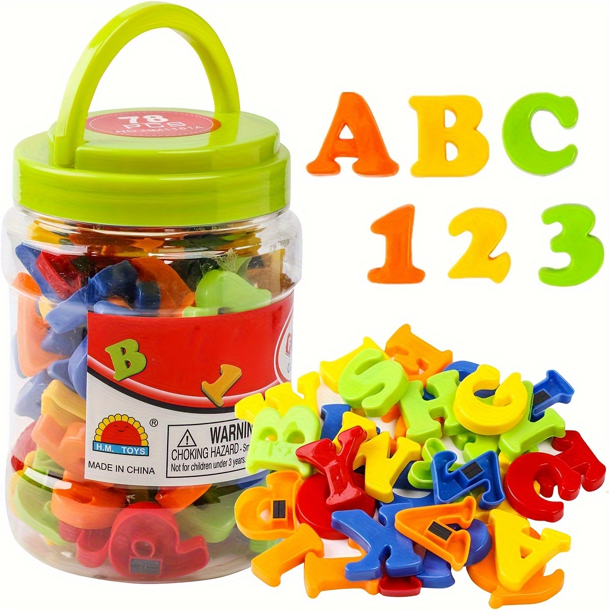 78 PCS Magnetic Letters Number - Kids Educational - Alphabet Numbers & More review and price