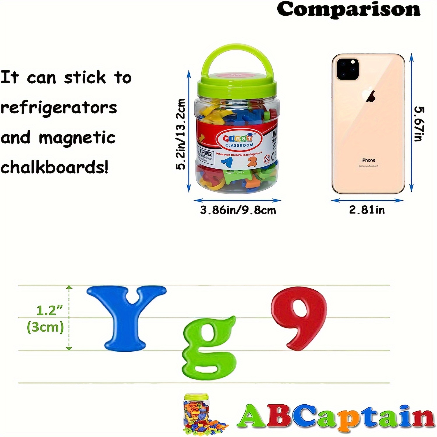 78 PCS Magnetic Letters Number - Kids Educational - Alphabet Numbers & More review and price