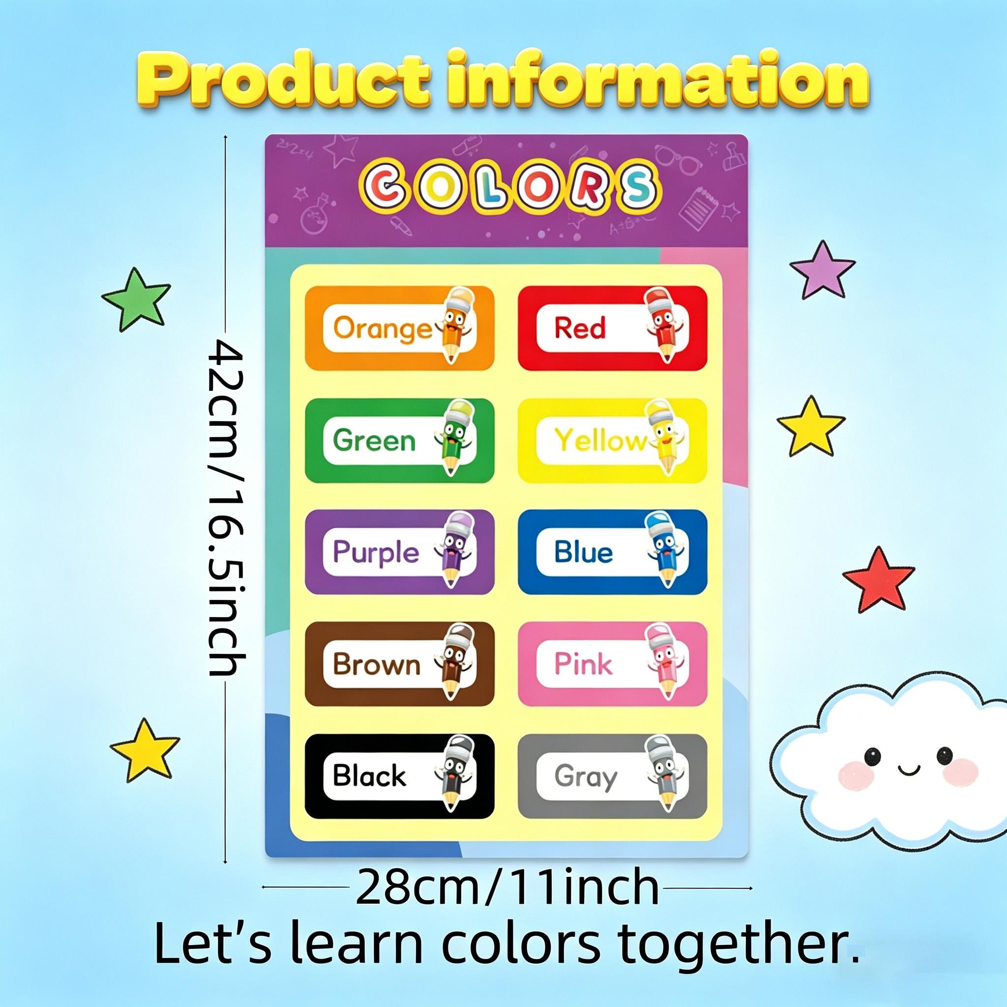 16 PCS Educational Posters for - Kids Educational Poster review and price