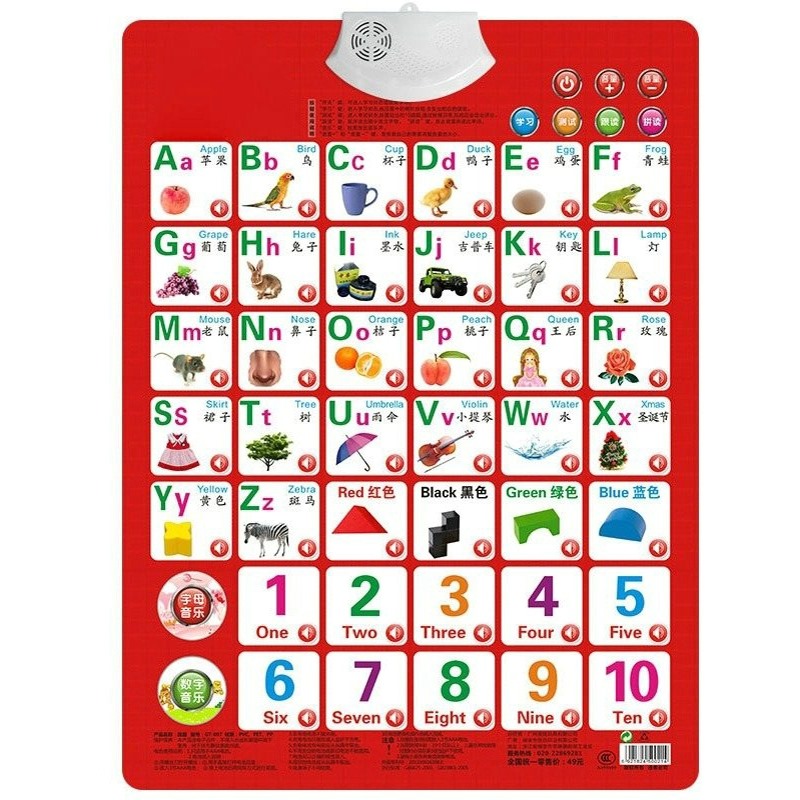 Learn Numbers Alphabet Card Bo - Kids Educational - Alphabet Numbers & More review and price