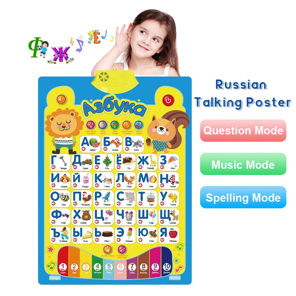 Russian Electronic Interactive - Kids Educational Poster review and price