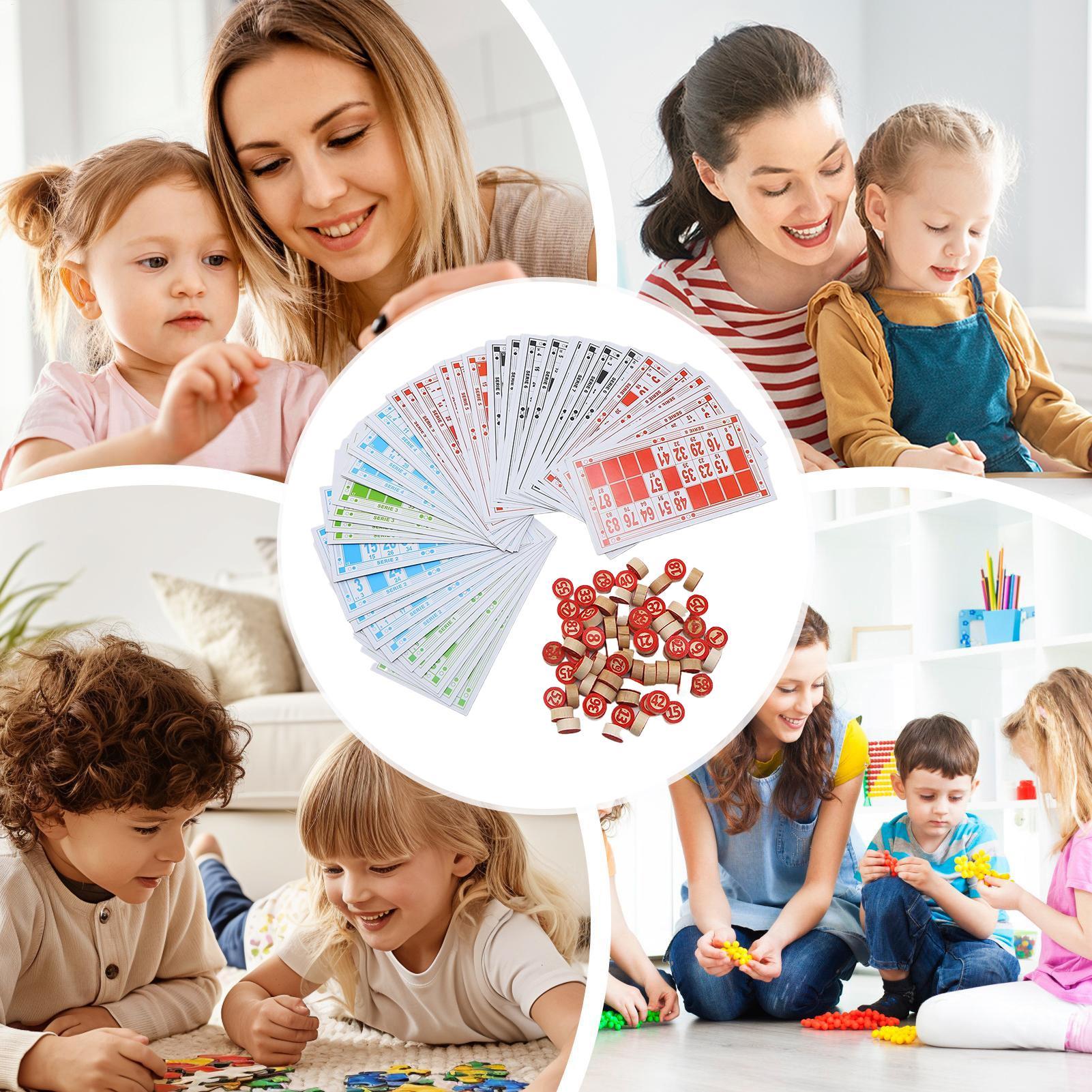 Bingo Game Wooden Funny Educat - Kids Education Group review and price