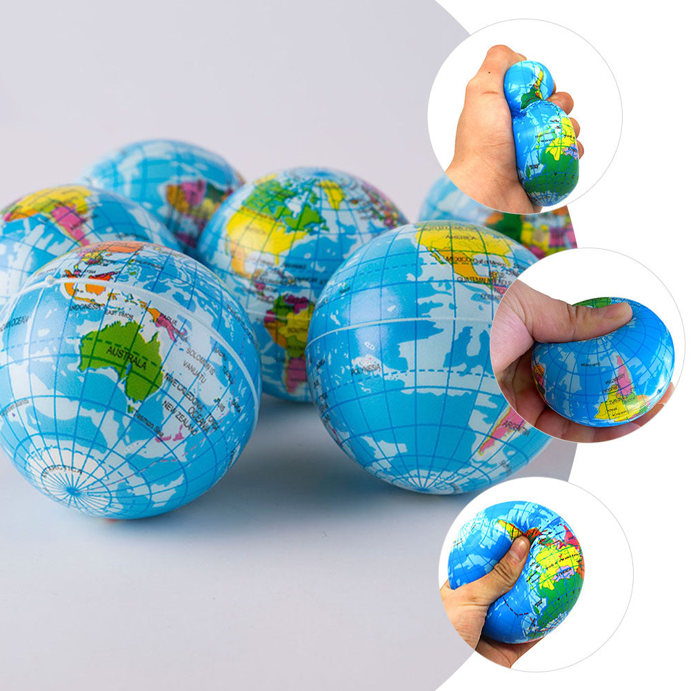 6 Pcs Stress Balls Kids Squeez - Educational Globe For Kids review and price