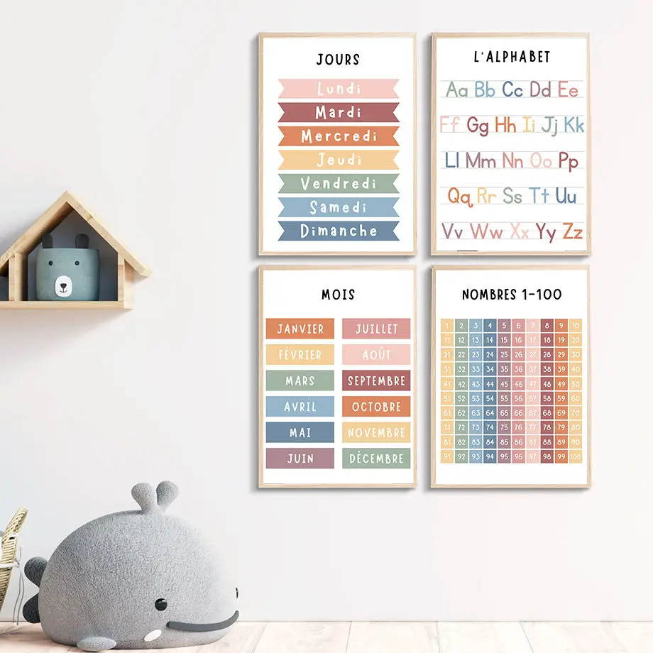 English French Number Alphabet - Kids Educational - Alphabet Numbers & More review and price