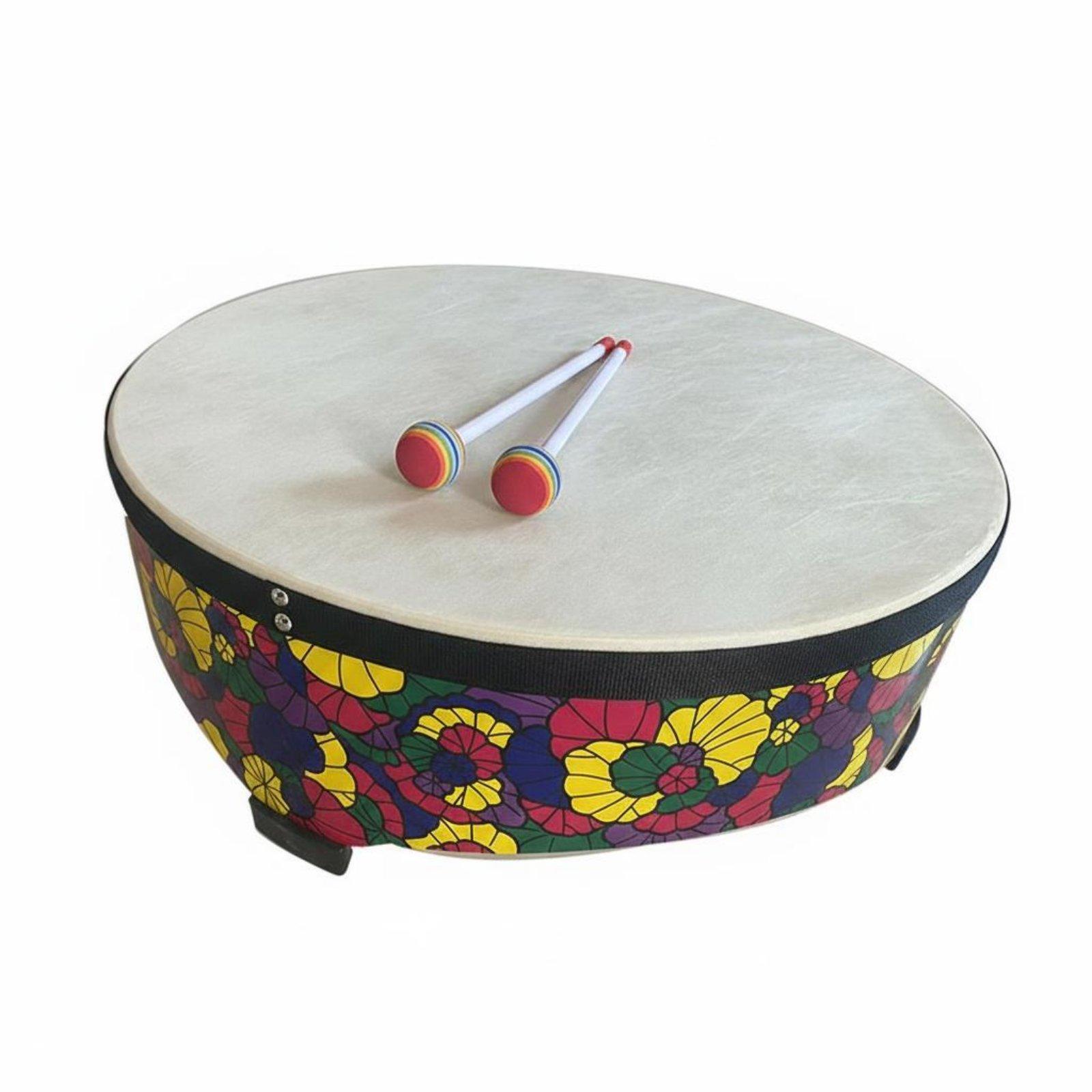 22 Inch Wooden Kids Floor Drum - Kids Education Group review and price