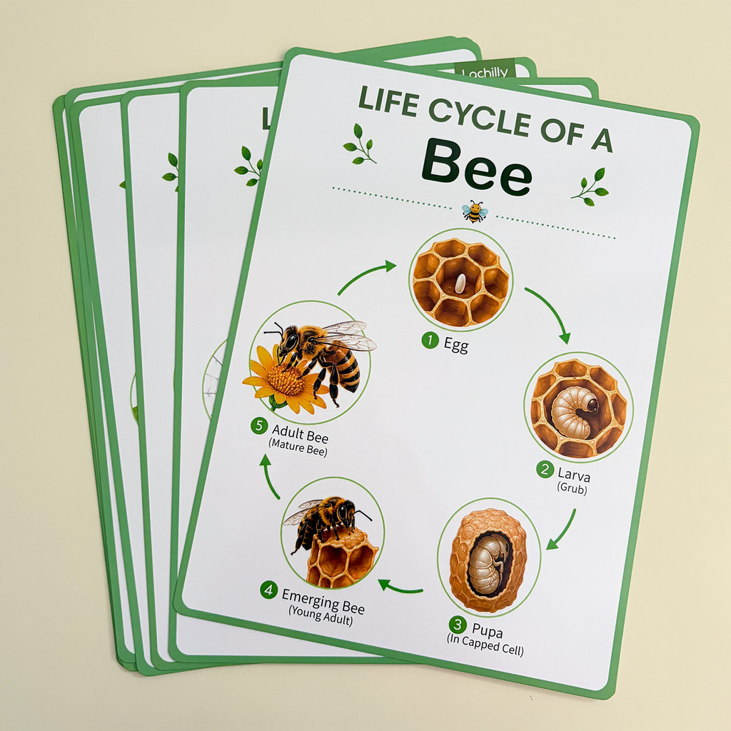 8Pcs Nature Life Cycle Educati - Kids Educational Poster review and price