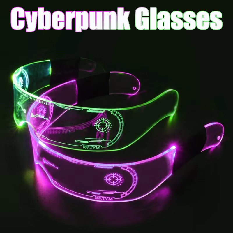 Cyberpunk Electric LED Glasses - Kids Educational Songs review and price