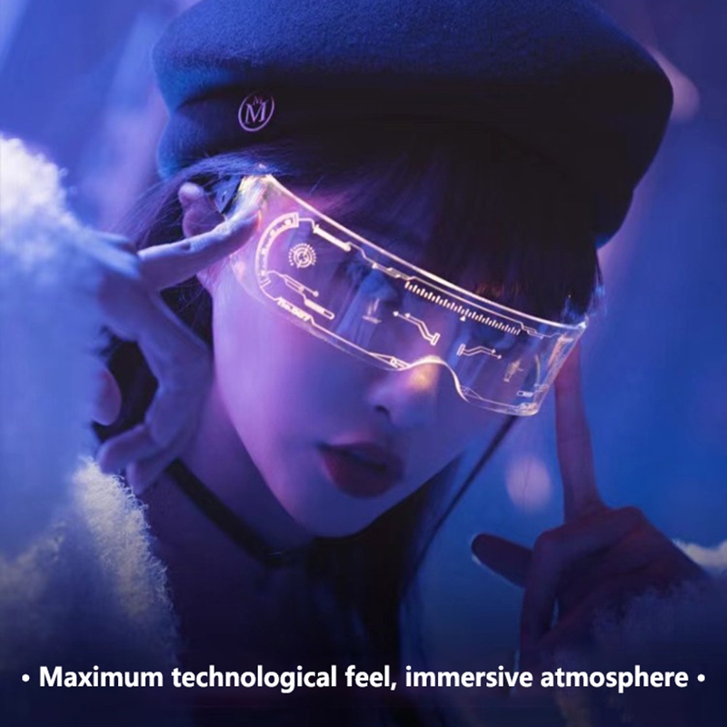Cyberpunk Electric LED Glasses - Kids Educational Songs review and price