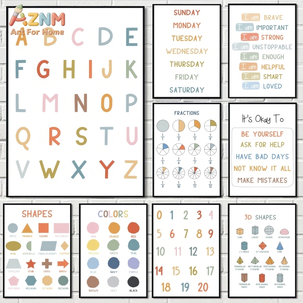 AZNM Educational Alphabet Numb - Kids Educational - Alphabet Numbers & More review and price