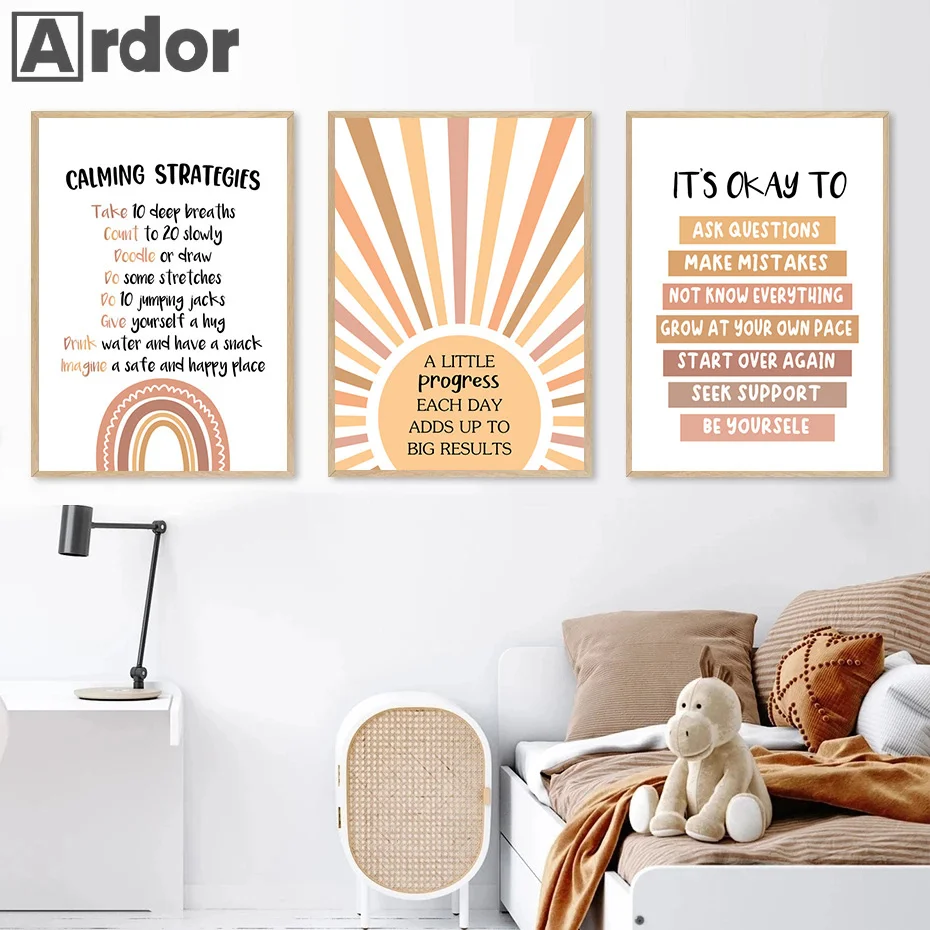 Alphabet Number Rainbow Poster - Kids Educational - Alphabet Numbers & More review and price