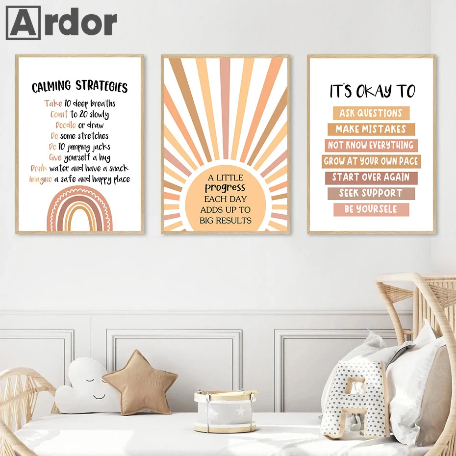 Alphabet Number Rainbow Poster - Kids Educational - Alphabet Numbers & More review and price
