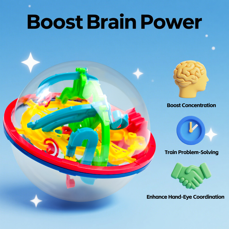 3D Magic Ball Labyrinth Brain  - Educational Globe For Kids review and price