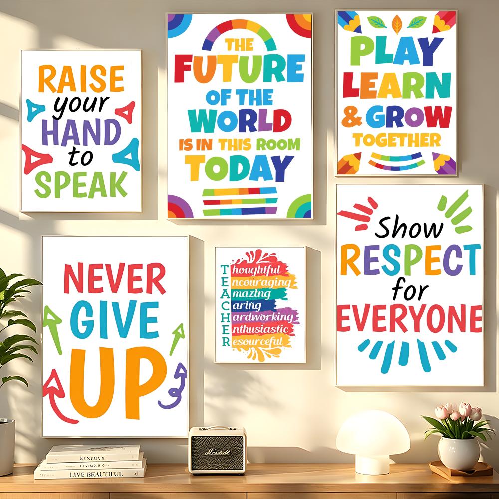 Positive Kid Classroom Wall Pi - Kids Educational Poster review and price