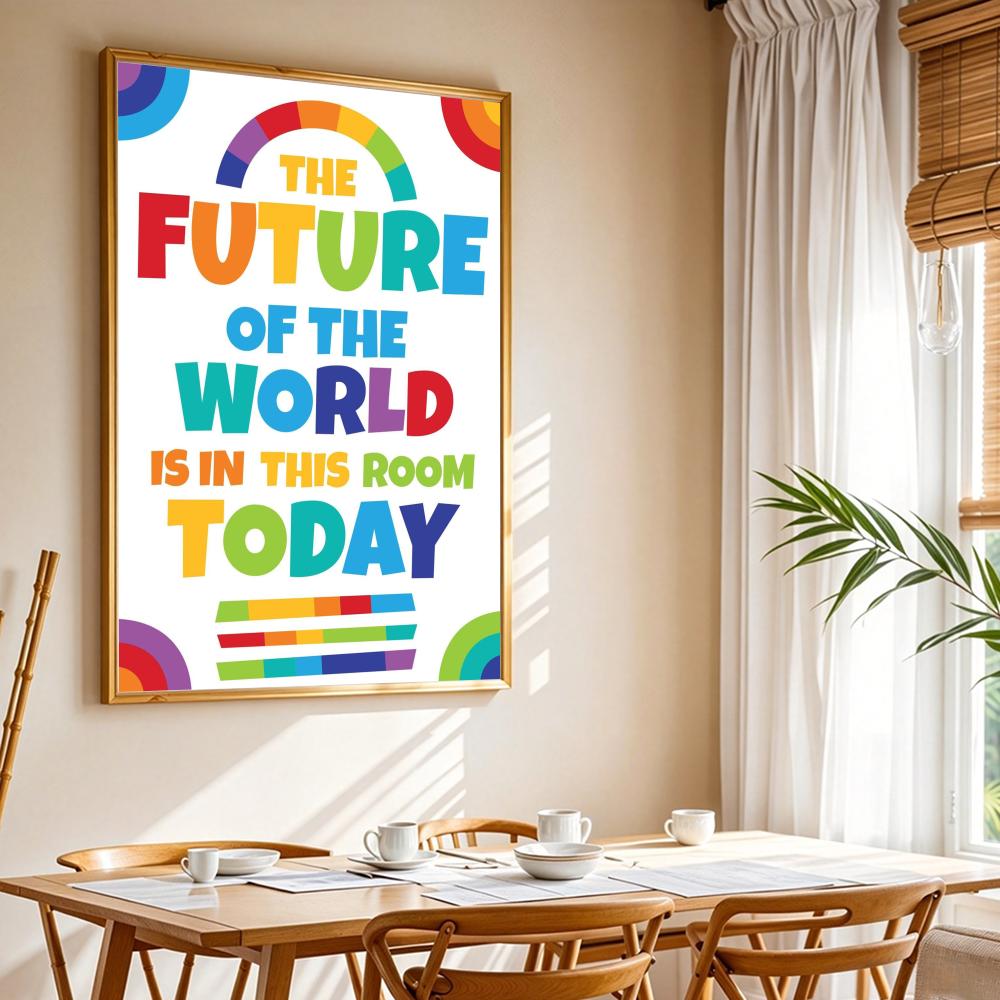 Positive Kid Classroom Wall Pi - Kids Educational Poster review and price