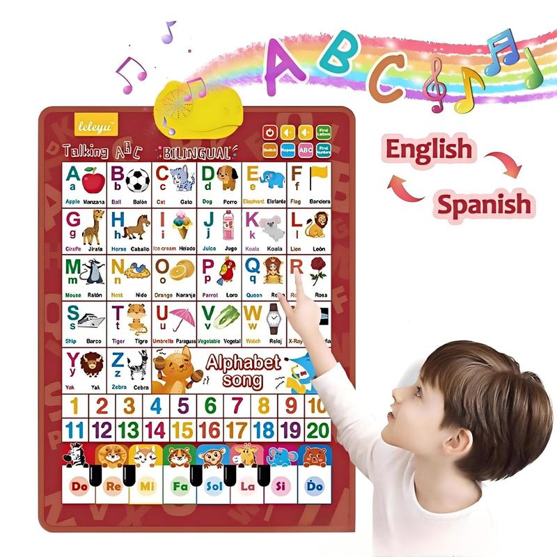 Kids' Bilingual English-Spanis - Kids Educational Poster review and price