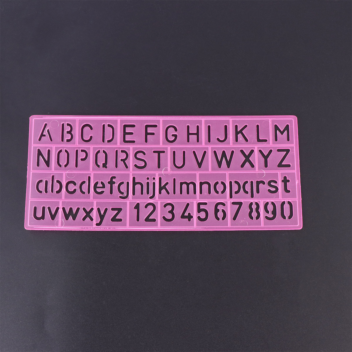 4Pcs Plastic Graffiti Rulers A - Kids Educational - Alphabet Numbers & More review and price