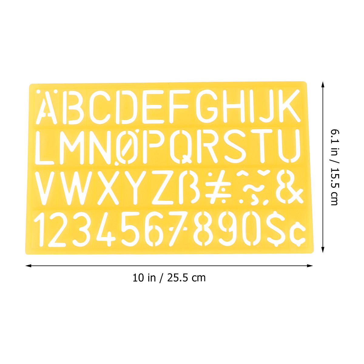 4Pcs Plastic Graffiti Rulers A - Kids Educational - Alphabet Numbers & More review and price
