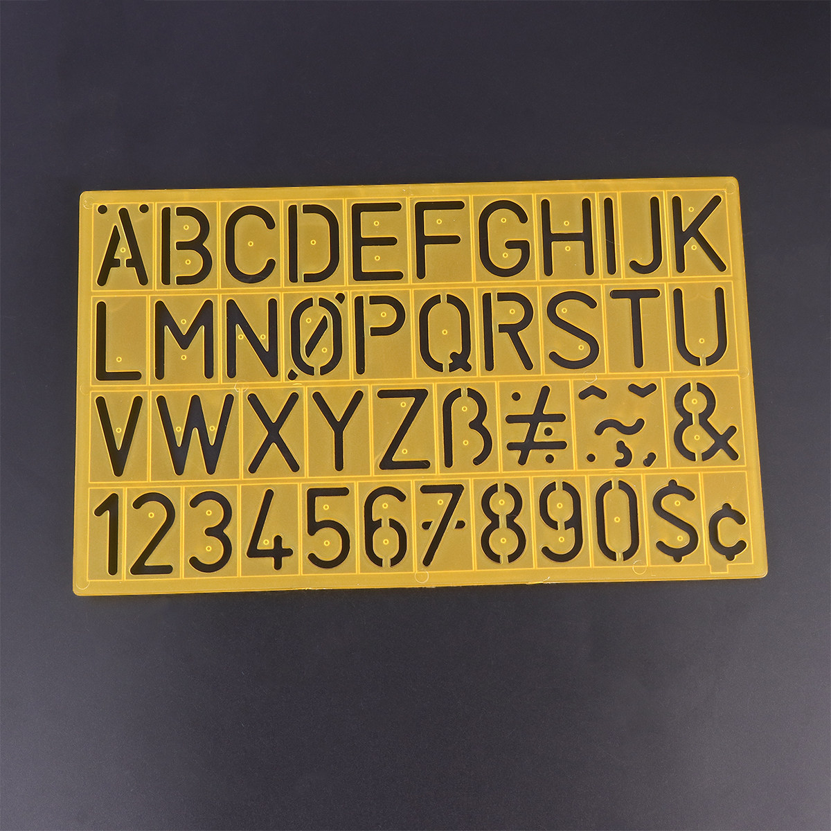 4Pcs Plastic Graffiti Rulers A - Kids Educational - Alphabet Numbers & More review and price