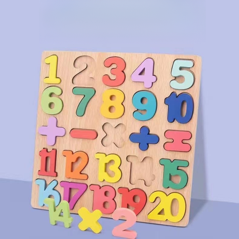 Wooden Alphabet Puzzle Board N - Kids Educational - Alphabet Numbers & More review and price