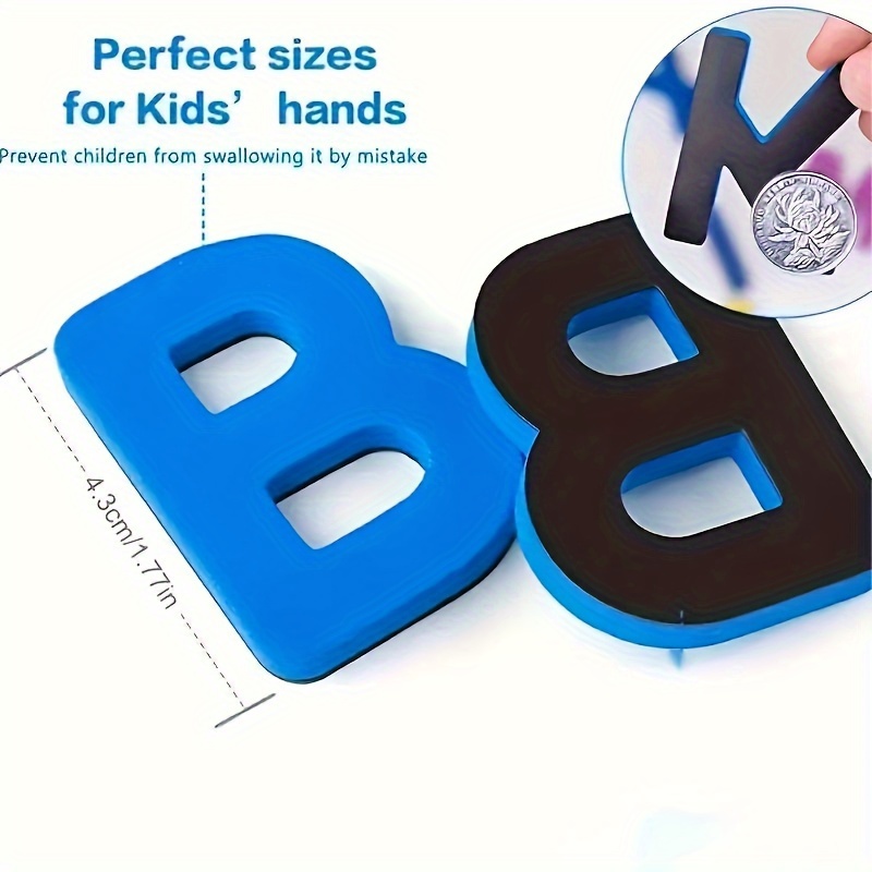 Red & Blue English Letter Magn - Kids Educational - Alphabet Numbers & More review and price