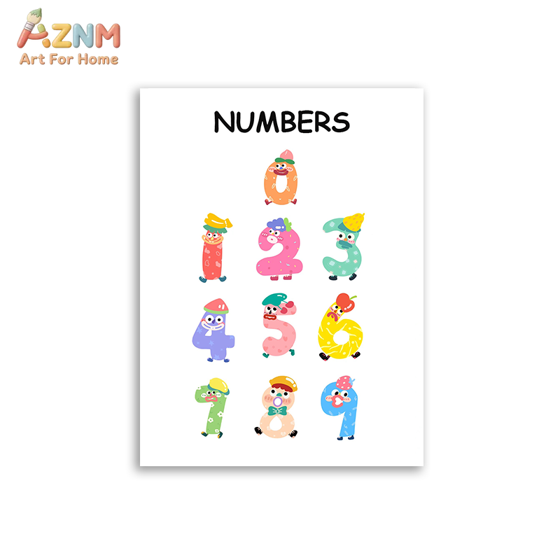 AZNM Educational Alphabet Numb - Kids Educational Poster review and price