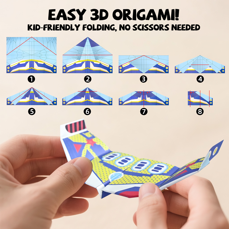 36 Sheets Paper Airplane Origa - Kids Educational Device review and price
