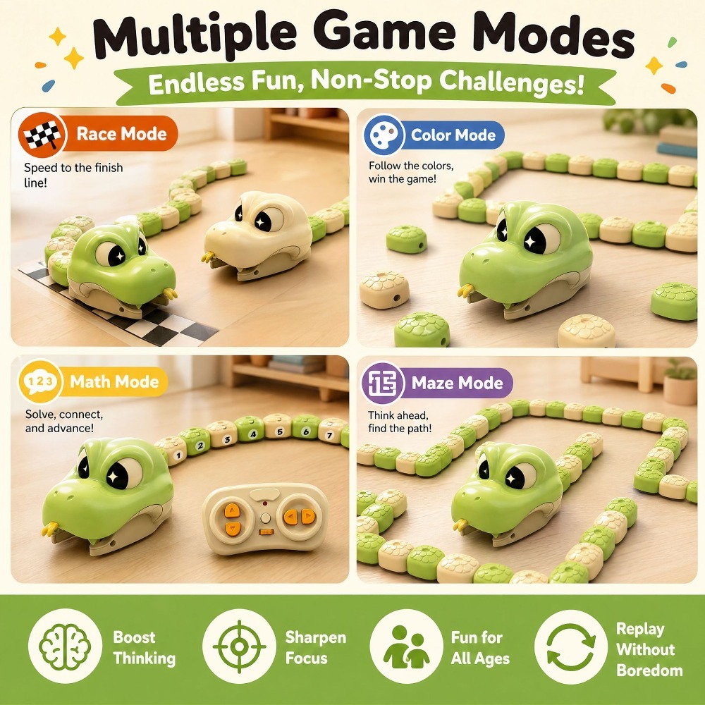 Remote Controlled Greedy Snake - Kids Educational Device review and price