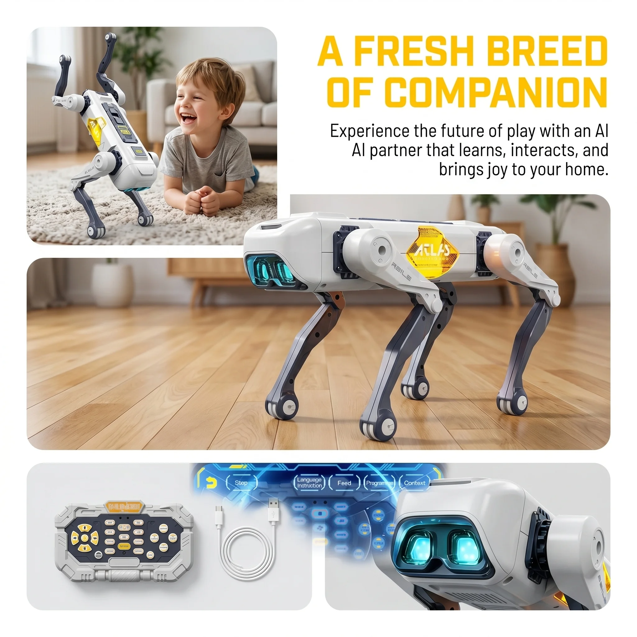 AI Smart Robot Dog, Voice & AP - Kids Educational Device review and price