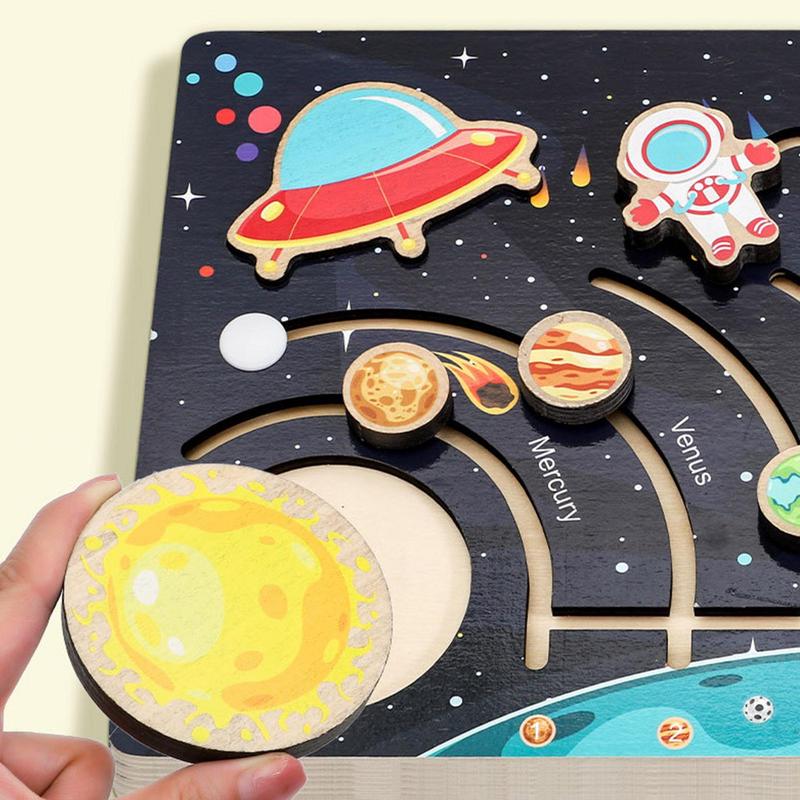 Solar System Model Board Woode - Kids Education System review and price