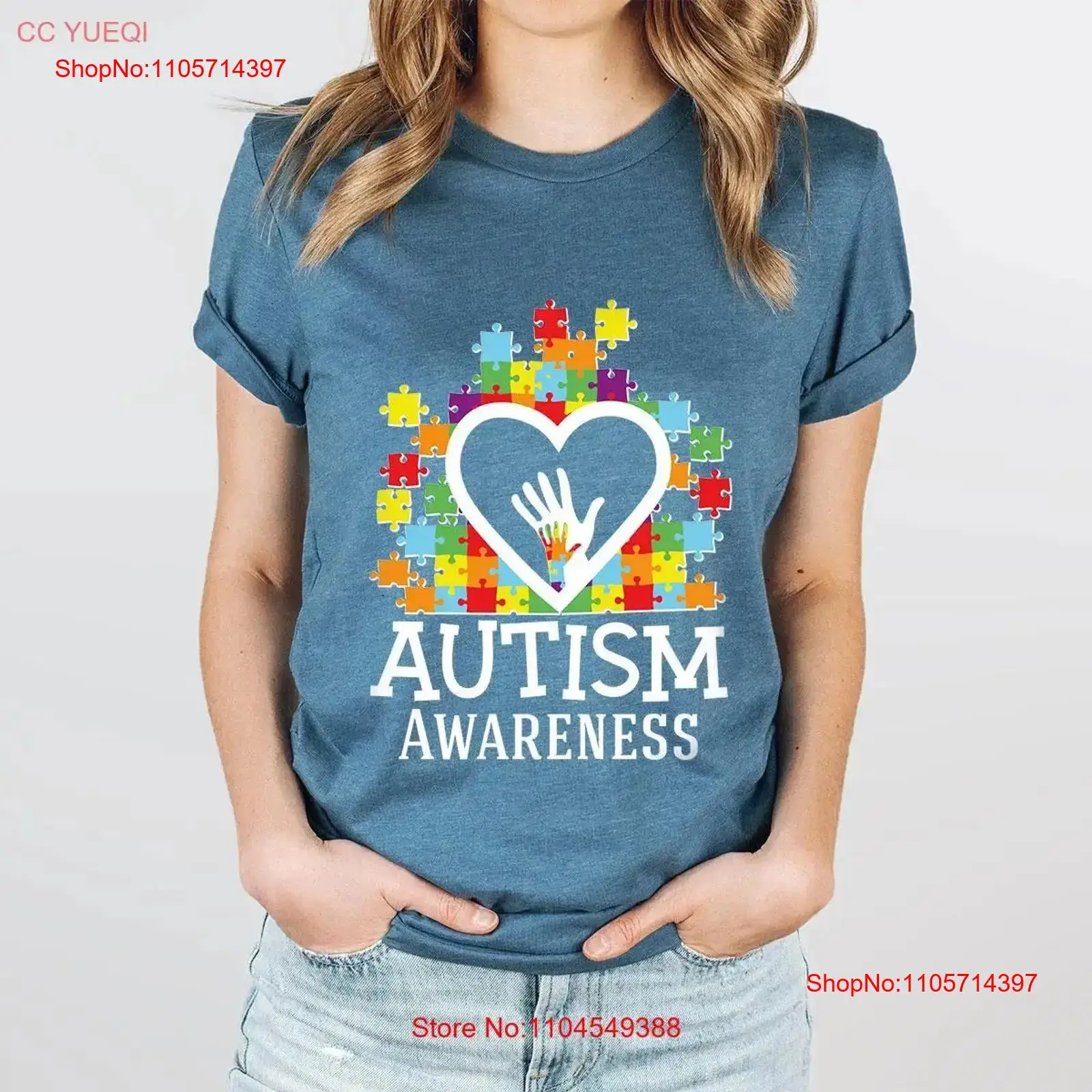Autism Awareness T Shirt Heart - Kids Education Group review and price