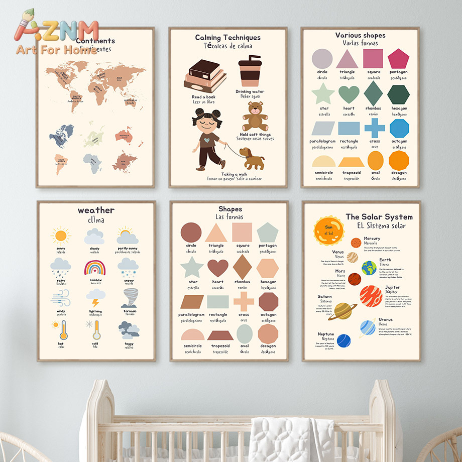 AZNM Bilingual Spanish English - Kids Education System review and price