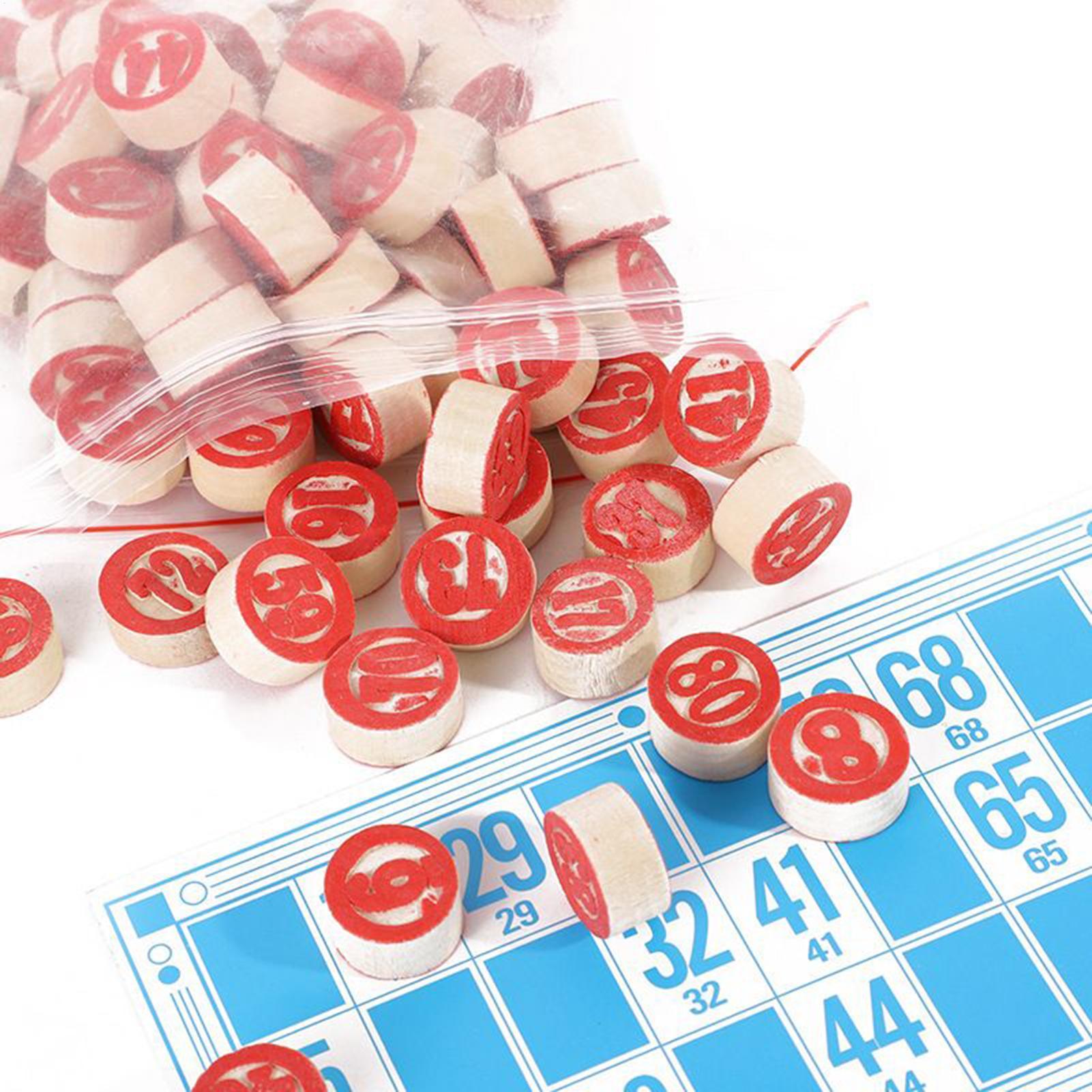 Bingo Game For Adults Wooden F - Kids Education Group review and price