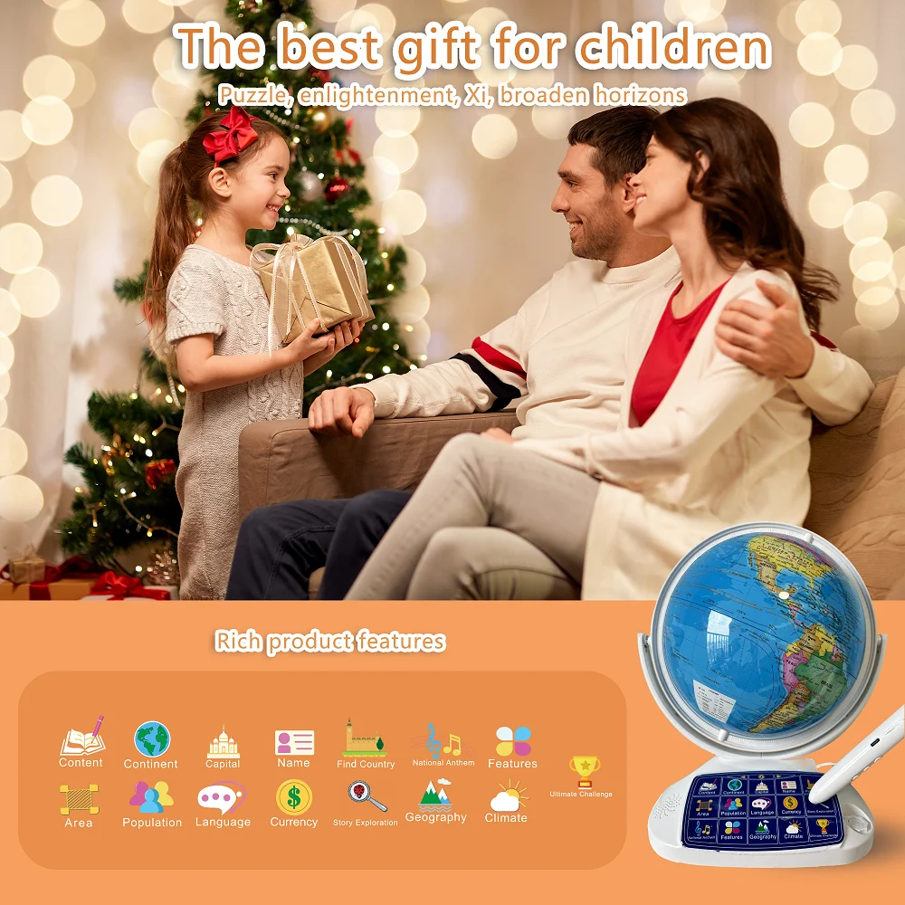 AR Interactive Smart Globe Kid - Educational Globe For Kids review and price