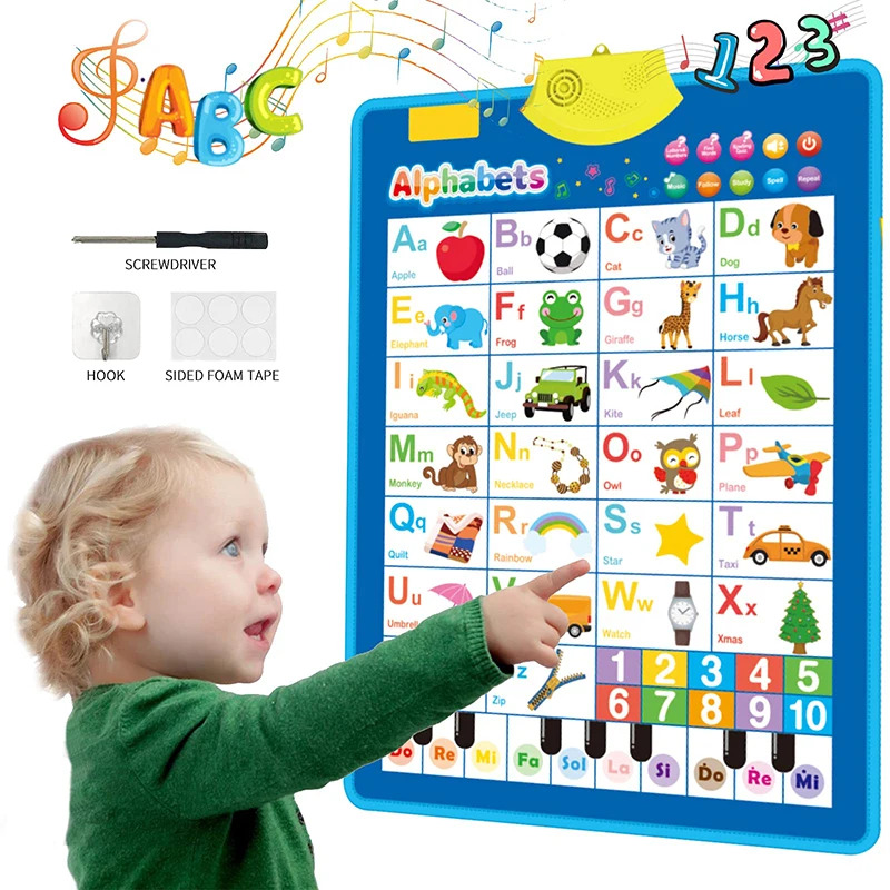 Electronic English Alphabet Wa - Kids Educational Poster review and price