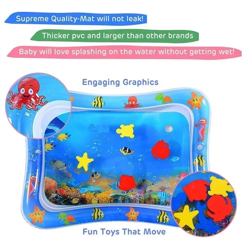 Baby Water Play Mat PVC Inflat - Kids Education Rug review and price