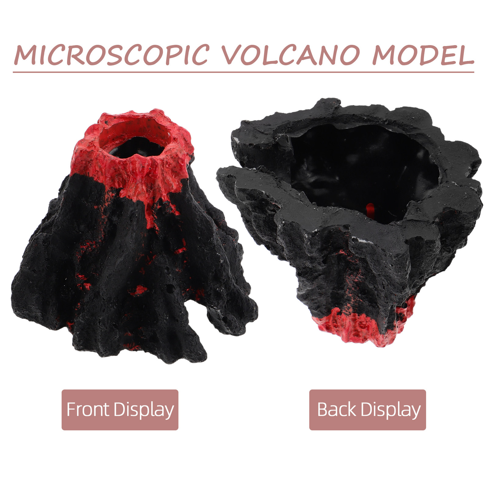 2Pcs Realistic Resin Volcano S - Science Kit Volcano review and price