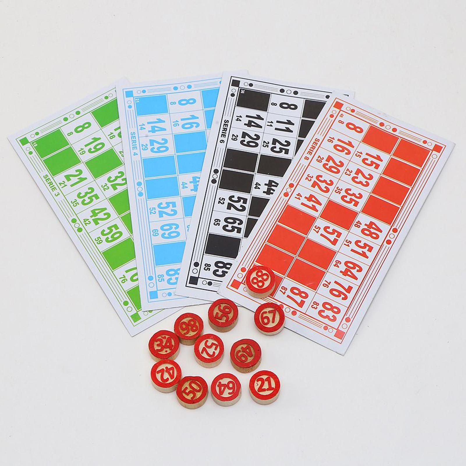 Bingo Card Game Wooden Funny E - Kids Education Group review and price