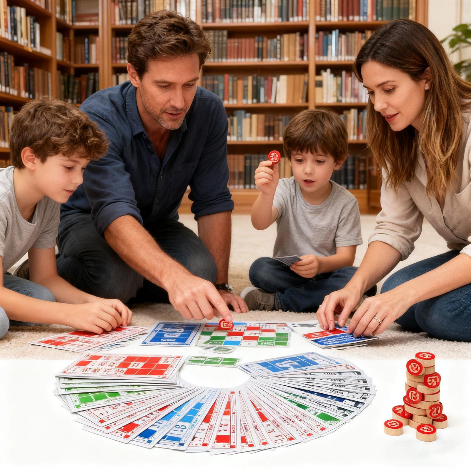 Bingo Card Game Wooden Funny E - Kids Education Group review and price